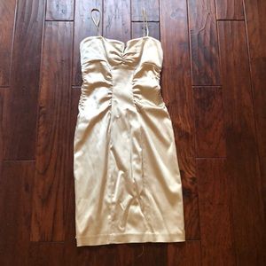 Beautiful Gold Cocktail Dress